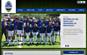 time de futebol na cor azul