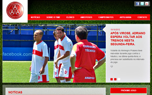 time de futebol na cor vermelho